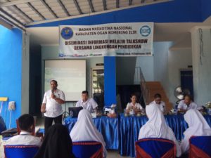 Sebarkan Informasi P4GN Kepada Pelajar dan Guru, BNNK OKI Laksanakan Talkshow