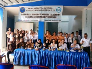 Sebarkan Informasi P4GN Kepada Pelajar dan Guru, BNNK OKI Laksanakan Talkshow