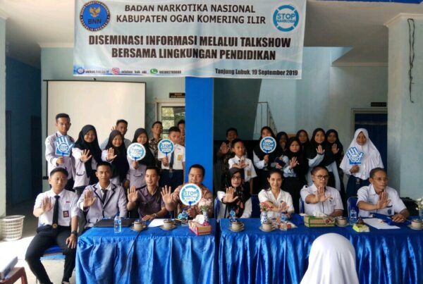 Sebarkan Informasi P4GN Kepada Pelajar dan Guru, BNNK OKI Laksanakan Talkshow